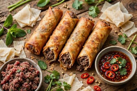 Les Neme Viande Hachee (4 pieces)