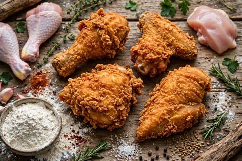 Deep Fried Crispy Chicken (4 pieces)