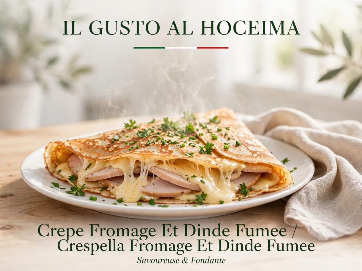 Crepe Fromage Et Dinde Fumee