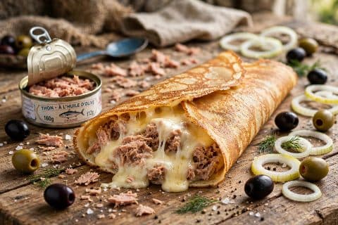 Crepe Fromage Thon