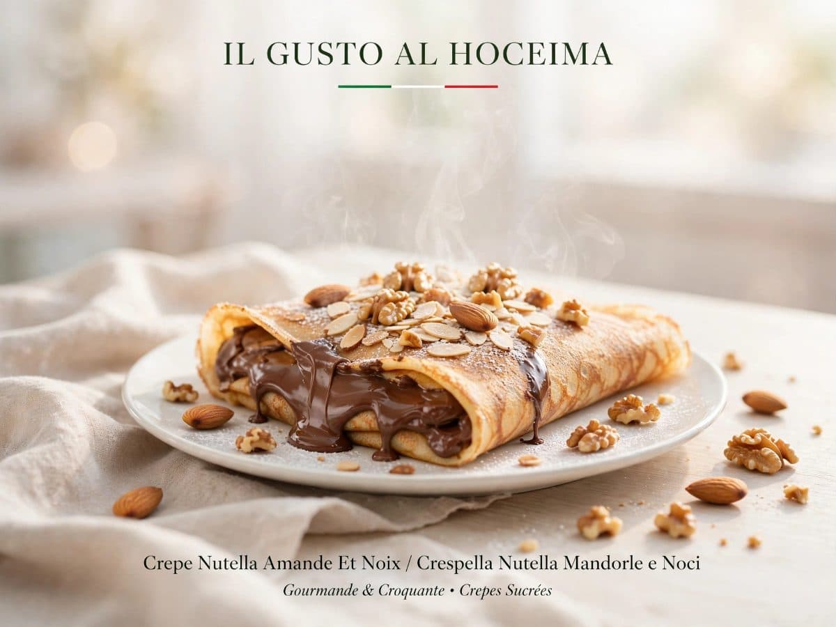 Crepe Nutella Amande Et Noix